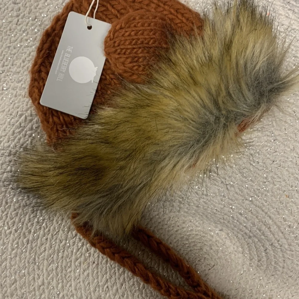 Anthropologie-The Blueberry Hill Lion Hat new with tags xs 3-6 months
